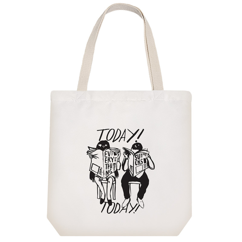 ساک خرید پارچه ای خندالو طرح Today مدل توت بگ کد 6514