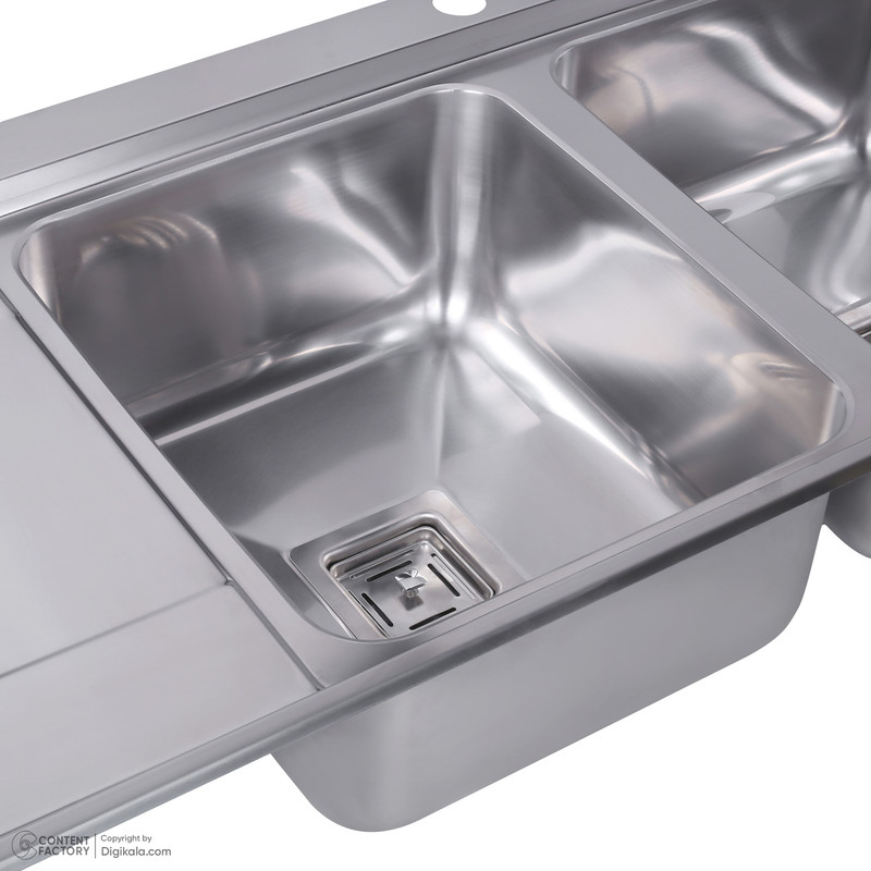 سینک ظرفشویی استیل بیمکث مدل 845 توکار