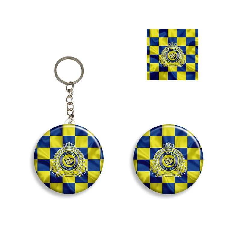 پیکسل مدل باشگاه ورزشی طرح  Al Nassr FC کد A6 به همراه جاکلیدی و استیکر