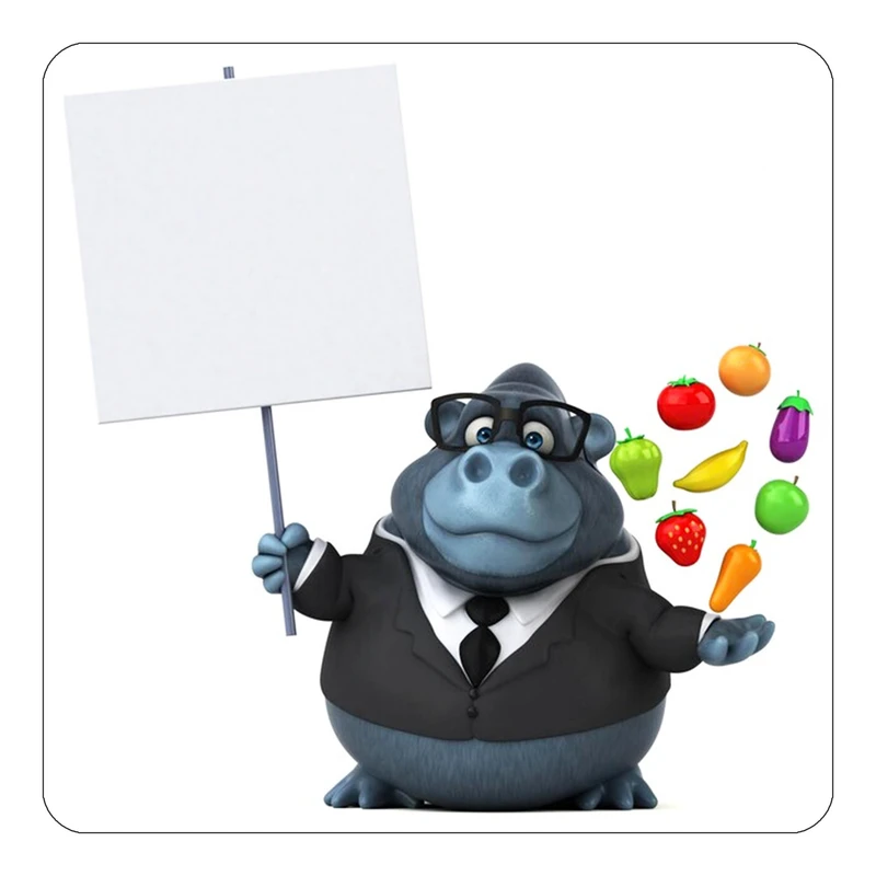 مگنت کاکتی طرح حیوانات کارتونی مدل mp28426