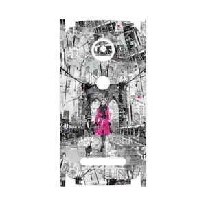 MAHOOT Collage of Catwalk Bridge-FullSkin Cover Sticker for Motorola Moto Z2 Play