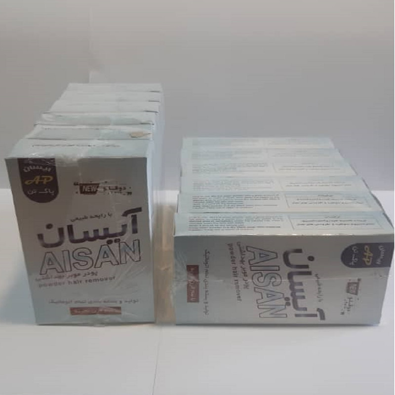 پودر موبر آیسان مدل HK002-3 وزن 140 گرم مجموعه 12 عددی