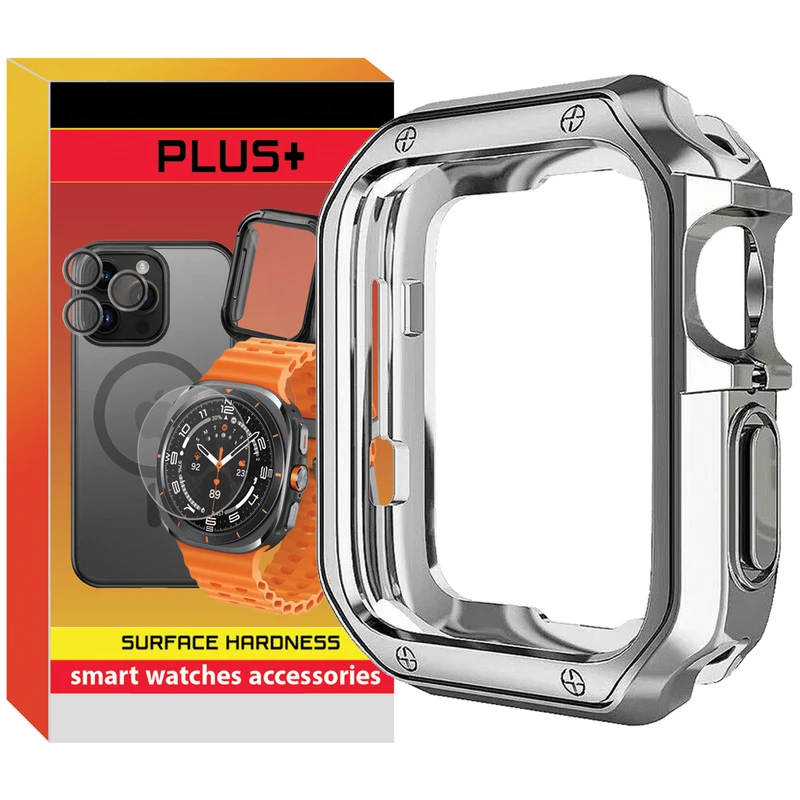 کاور پلاس مدل LUX Guard PL مناسب برای اپل واچ Series SE 2022 Aluminum Case 40mm / SE 2021 Aluminum Case 40mm / Series 5 40mm / Series 6 40mm / Series 4 40mm