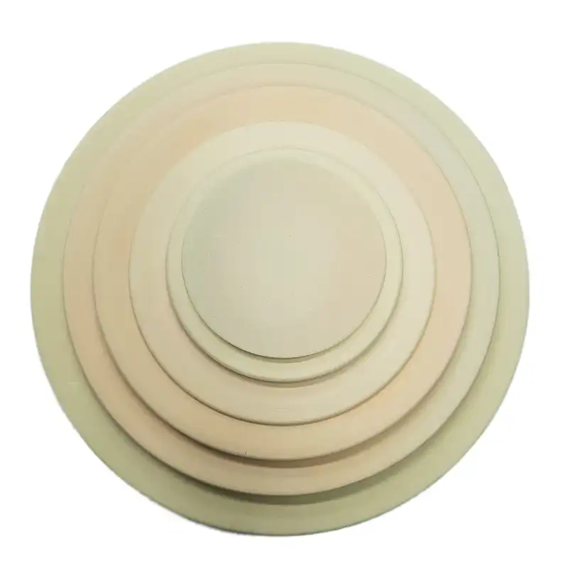 بشقاب دیوارکوب سفالی خام کد G30 بسته 10 عددی