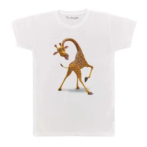 تی شرت بچگانه پرمانه طرح زرافه بامزه کد pmt.5673