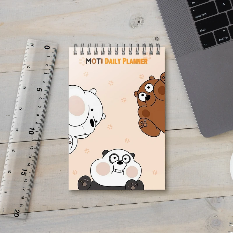 دفتر برنامه ریزی موتی مدل روزانه طرح پاندا