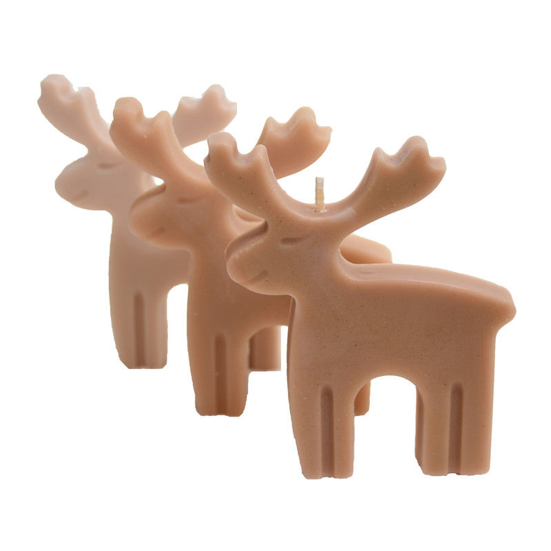 شمع دست ساز مدل گوزن کریسمس 