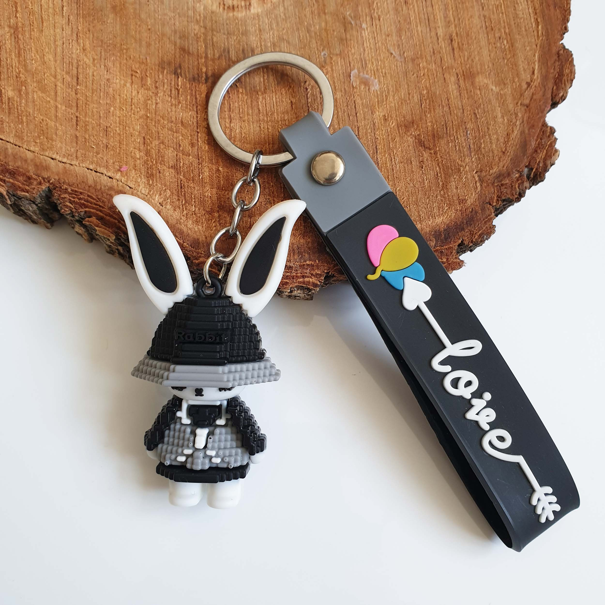 جاکلیدی مدل سیلیکونی طرح ماینکرافت لگو خرگوش کد DB20