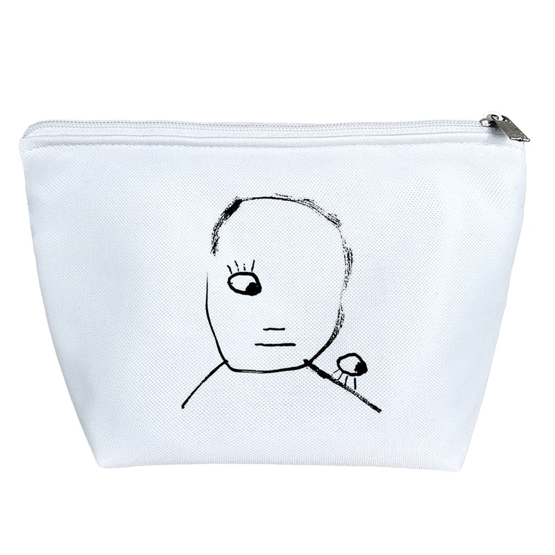 کیف لوازم آرایش دخترانه خندالو مدل مینیمال چشم کد 5177