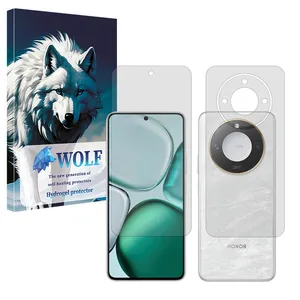 Wolf Tough model Matte screen protector suitable for Honor X9c Smart mobile phone along with the back protector