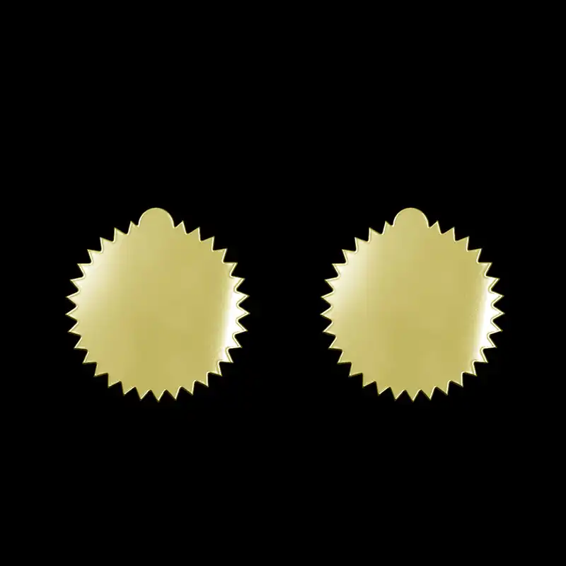 گوشواره طلا 18 عیار زنانه مدوپد مدل ستاره کد GA1-15448