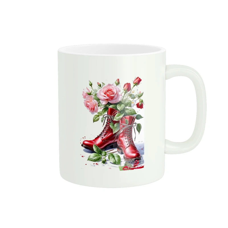 ماگ پاد آفرین طرح گل کد 397