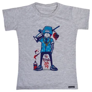 تی شرت آستین کوتاه پسرانه 27 مدل Gang Little Boy کد MH776