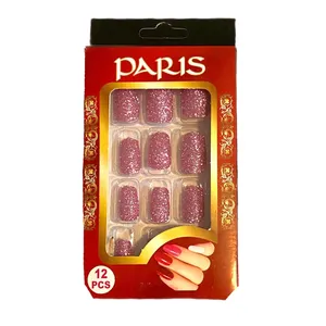 ناخن مصنوعی پاریس مدل شاین بسته 12 عددی