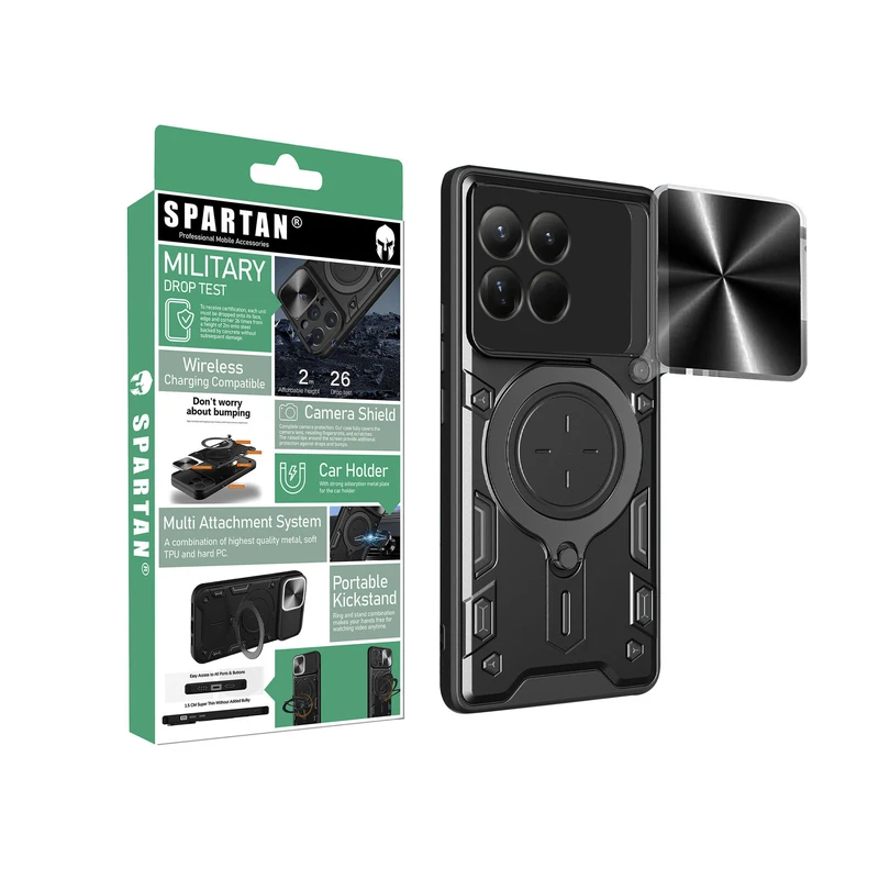 کاور اسپارتان مدل Magnet Ring مناسب برای گوشی موبایل شیائومی Xiaomi 15T Pro