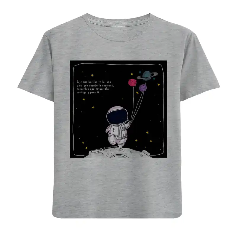 تی شرت آستین کوتاه بچگانه مدل شب ومردمریخی F882