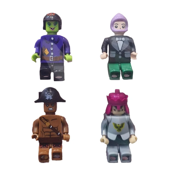 ساختنی 8 تکه مدل مینی فیگور طرح دزدان دریایی کد 27792A