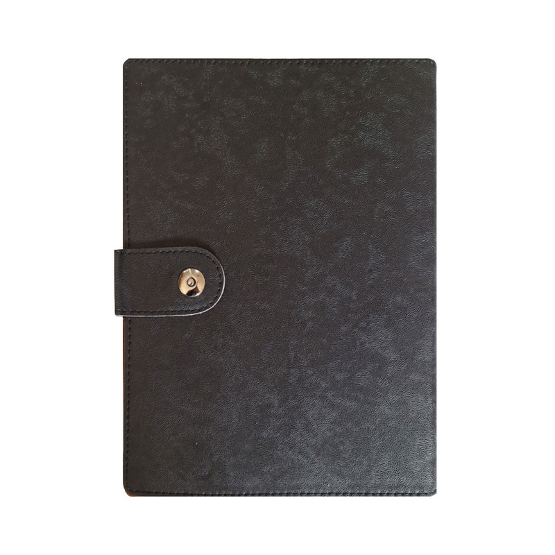 دفتر کلاسوری 80 برگ مدل چرم پوست آهویی کد 117006276