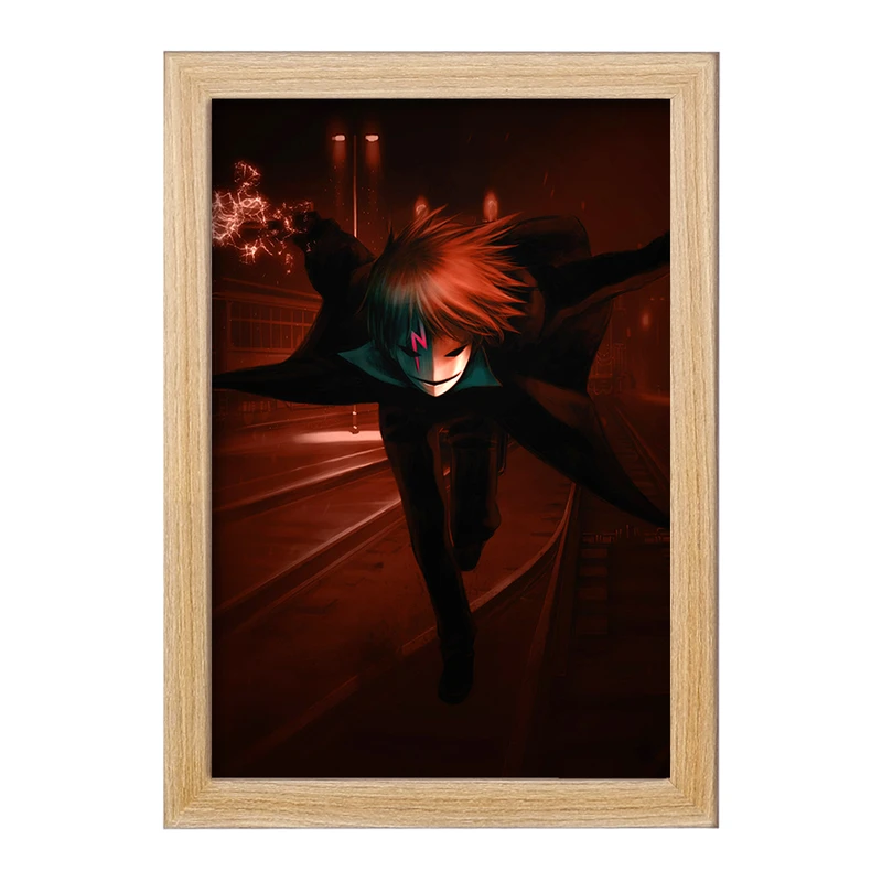 تابلو خندالو مدل هی انیمه تاریک تر از سیاهی Darker Than Black  کد 22587