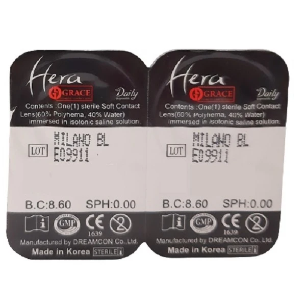 لنز چشم گریس هرا شماره 21 مدل AQXA  رنگ سبز آبی