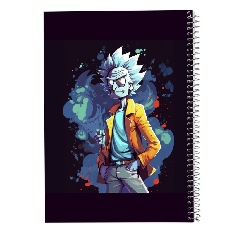 دفتر مشق 50 برگ مدوپد مدل ریک اند مورتی rick&morty کد DF10818