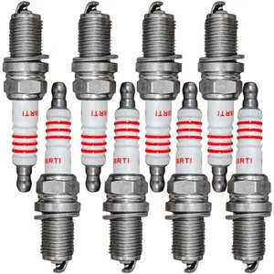 شمع تقویتی خودرو مدل Ketsumi.Japan کد KGRTI.Iridium پایه کوتاه مناسب برای بیوک B2 , B3 بسته ۸ عددی