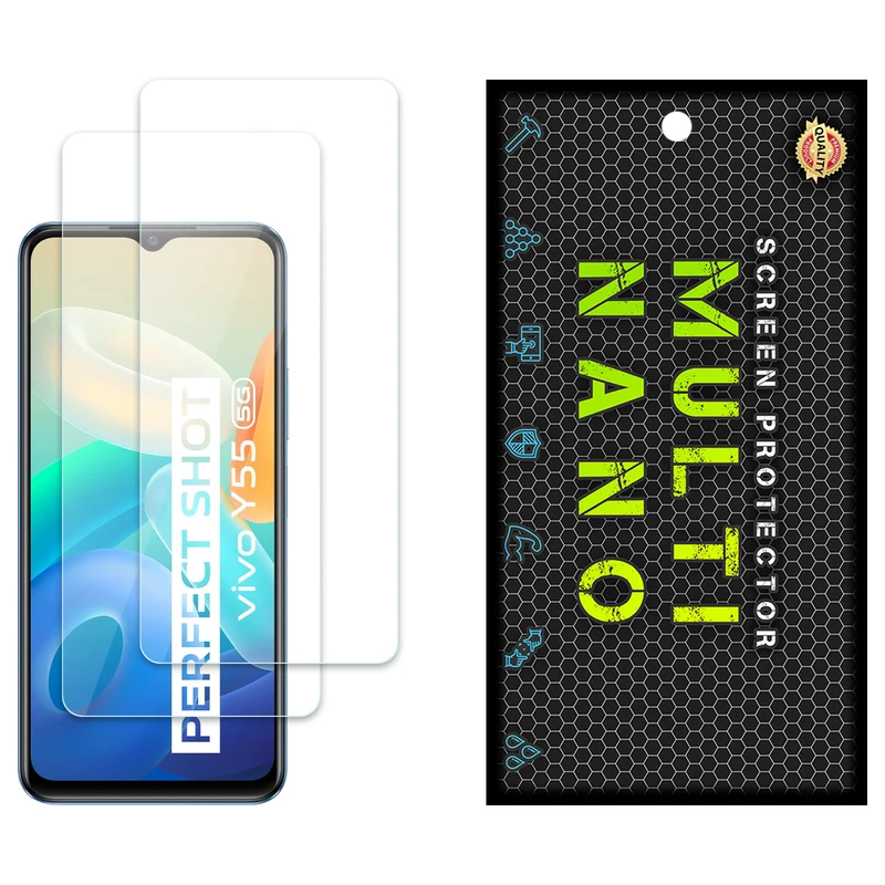 محافظ صفحه نمایش مولتی نانو مدل X-S2N مناسب برای گوشی موبایل ویوو Y55 5G بسته دو عددی