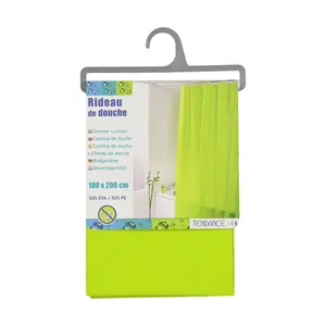 پرده حمام کد 17031-9 سایز 180x200 سانتی متر