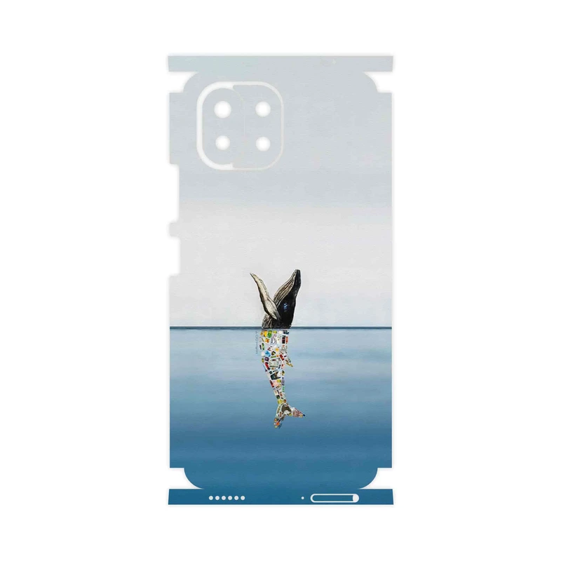 برچسب پوششی ماهوت مدل Collage of Sea Trash-FullSkin مناسب برای گوشی موبایل شیائومی MI 11 LITE
