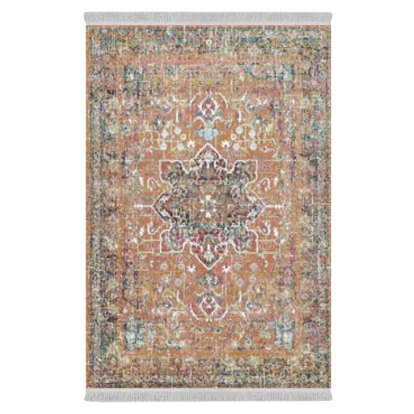 فرش پارچه‌ای دفه مدل فرشینه طرح مدرن  کد 8189