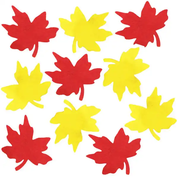 دکوری مدل برگ پاییزی افرا کد 425 بسته 10 عددی