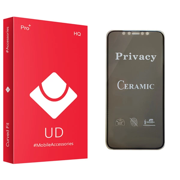 محافظ صفحه نمایش سرامیکی یو دی مدل +PRO مناسب برای گوشی موبایل اپل iPhone XR