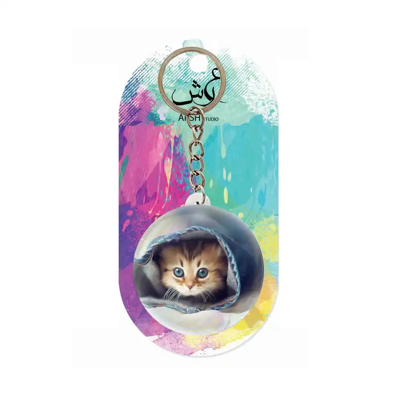 جاکلیدی عرش مدل گربه با مزه کد Asj774