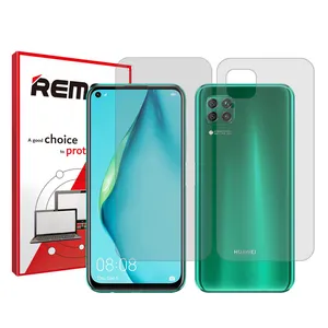 Remax Resistant model transparent screen protector suitable for the Huawei nova 7i mobile phone along with the back of the phone protector