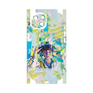 MAHOOT Collage of Women Portrait 1-FullSkin Cover Sticker for Apple iPhone 15