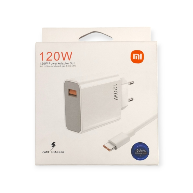 شارژر دیواری 120 وات مدل MDY-12-EF به همراه کابل USB-C