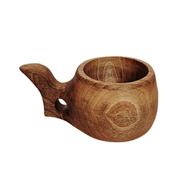 لیوان مدل دسته دار چوبی