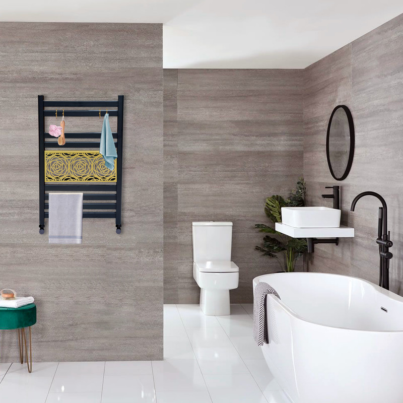 رادیاتور حوله خشک کن هاتیپس مدل آلومینیومی رز 50*80