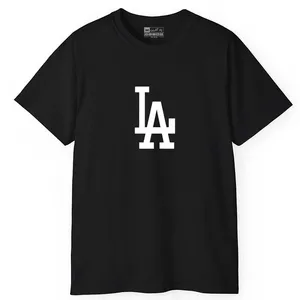 تی شرت آستین کوتاه مردانه پاد آفرین مدل اسپرت طرح LA کد 061