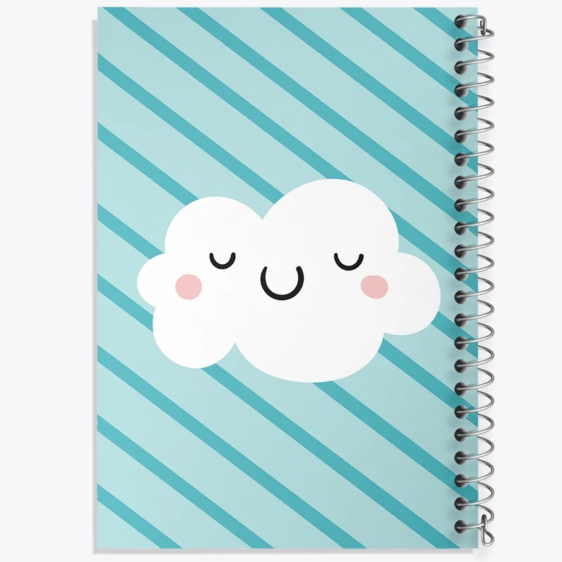 دفتر نقاشی 50 برگ خندالو طرح ابر کیوت کد F2310