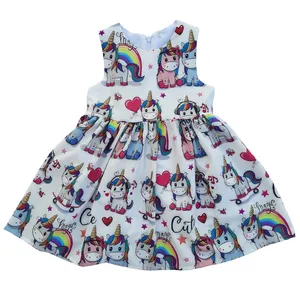 پیراهن دخترانه مدل یونیکرن 