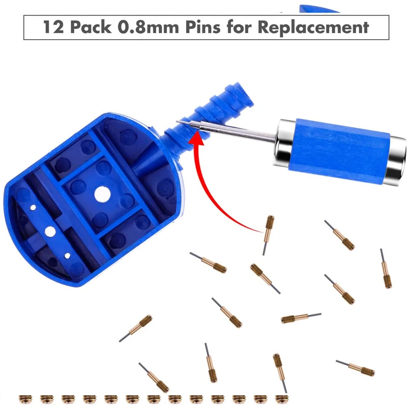 عکس شماره 3 : ابزار تعویض پین بند ساعت مچی مدل vivio a70 بسته 10 عددی