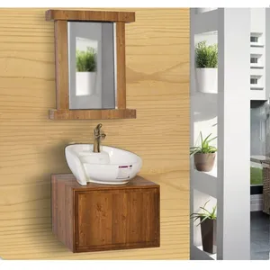 ست کابینت روشویی کاسپین مدل گلکسی به همراه آینه و باکس