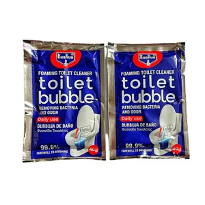 پودر جرمگیر توالت فرنگی کواکوا مدل FOAMING TOILET CLEANER وزن 40 گرم بسته 2 عددی