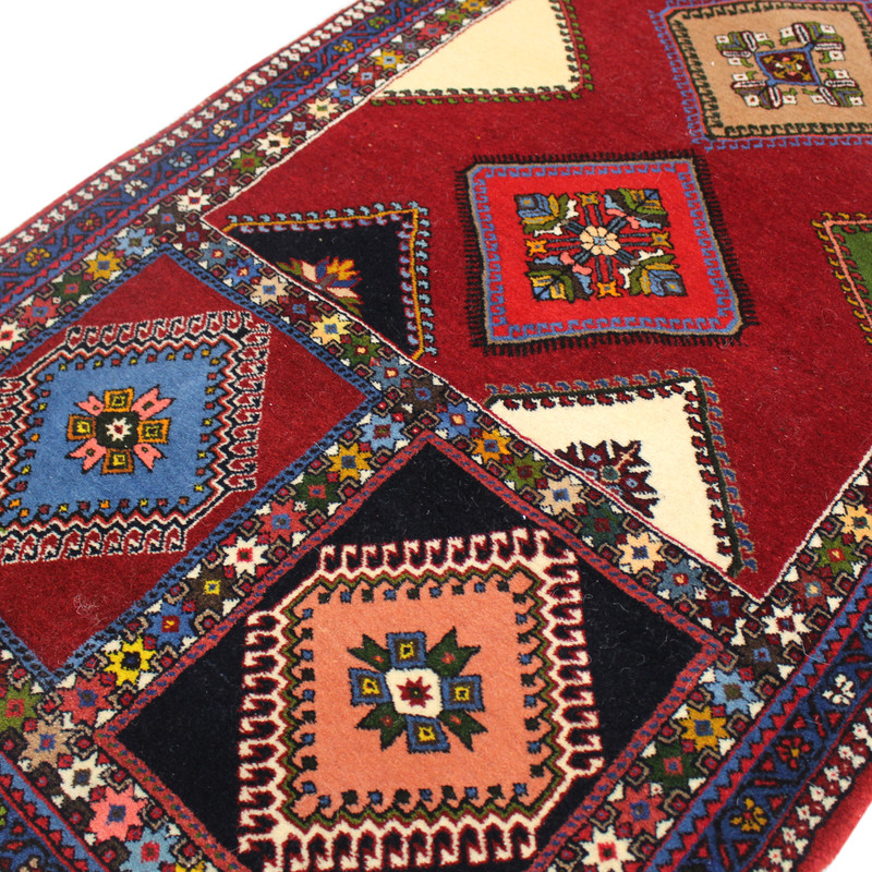 فرش دستبافت کناره طول دو متر کد 1105784