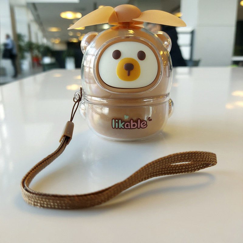 پنکه شارژی طرح عروسکی