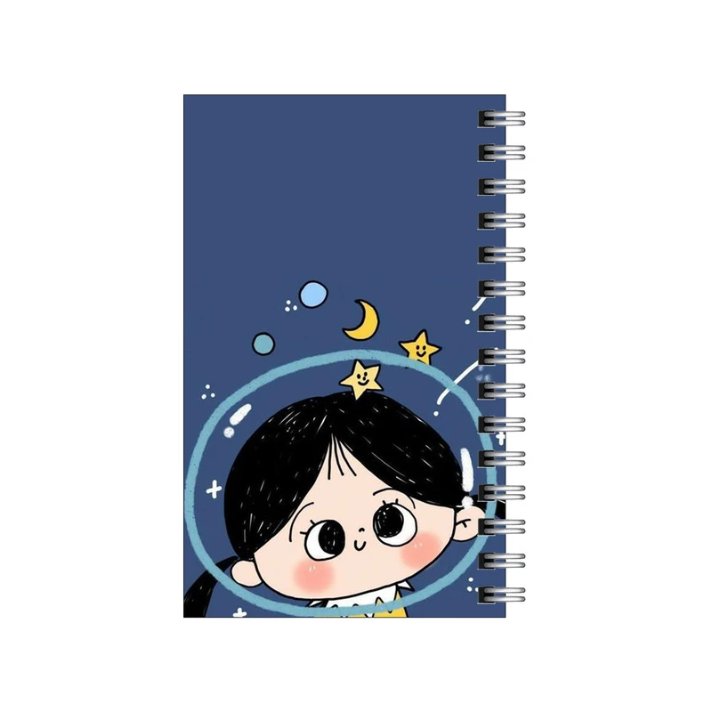 دفترچه یادداشت مدل to do list طرح دختر فضا نورد کد 9678189