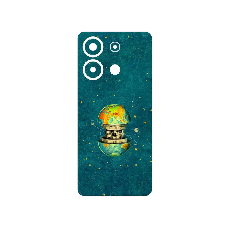 برچسب پوششی ماهوت مدل Collage of Earth Face مناسب برای گوشی موبایل شیائومی Redmi Note 13 4G