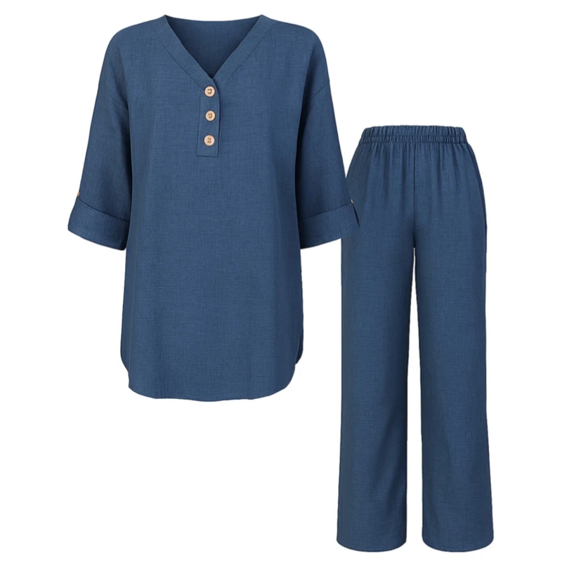 عکس شماره 13 : مانتو و شلوار زنانه مدل ارغوان کد ۸۷۸۶