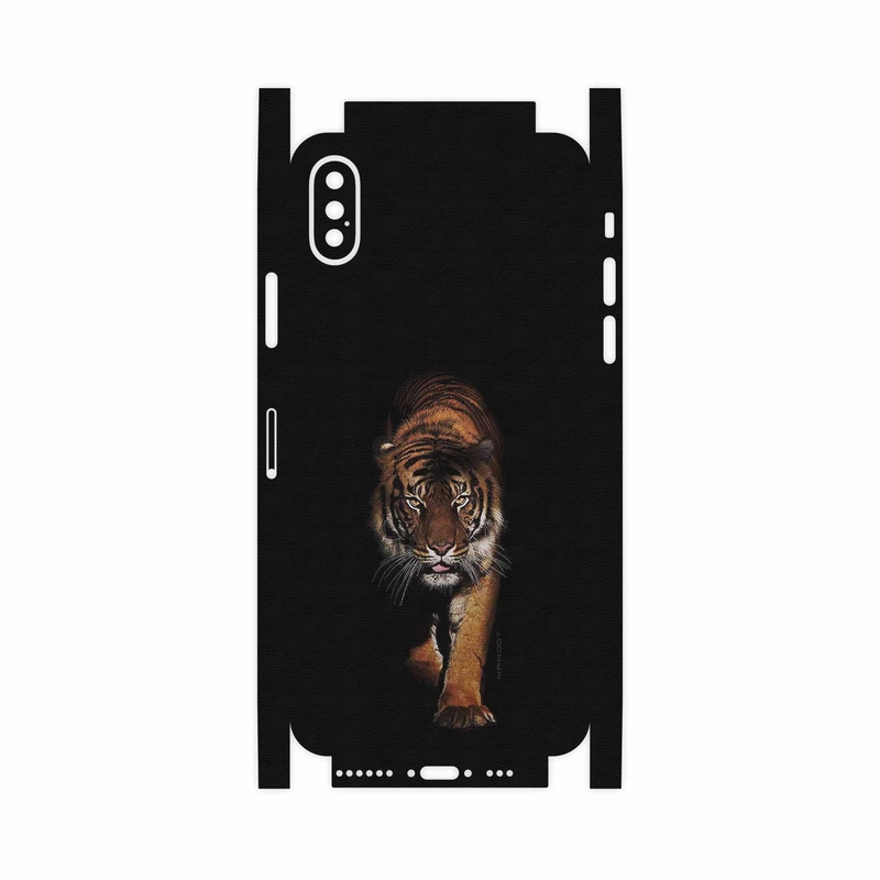 برچسب پوششی ماهوت مدل Wild Tiger-FullSkin مناسب برای گوشی موبایل اپل iPhone XS